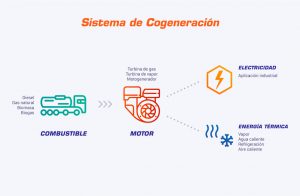 sistema de cogeneración eléctrica